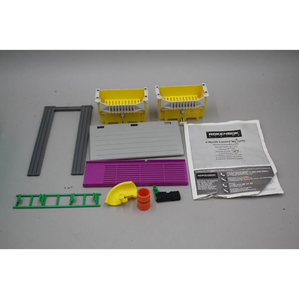 Lot Of Random Rokenbok Parts and Accessories COMES AS SHOWN Variety